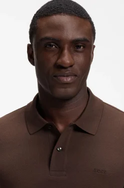 Pallas polo shirt in cotton piqué with embroidered logo