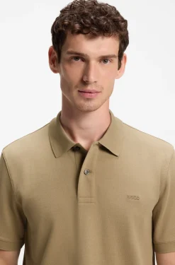 Pallas polo shirt in cotton piqué with embroidered logo