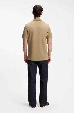 Pallas polo shirt in cotton piqué with embroidered logo