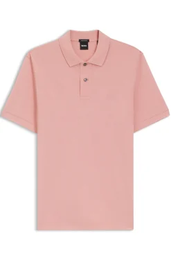 Pallas polo shirt in cotton piqué with embroidered logo