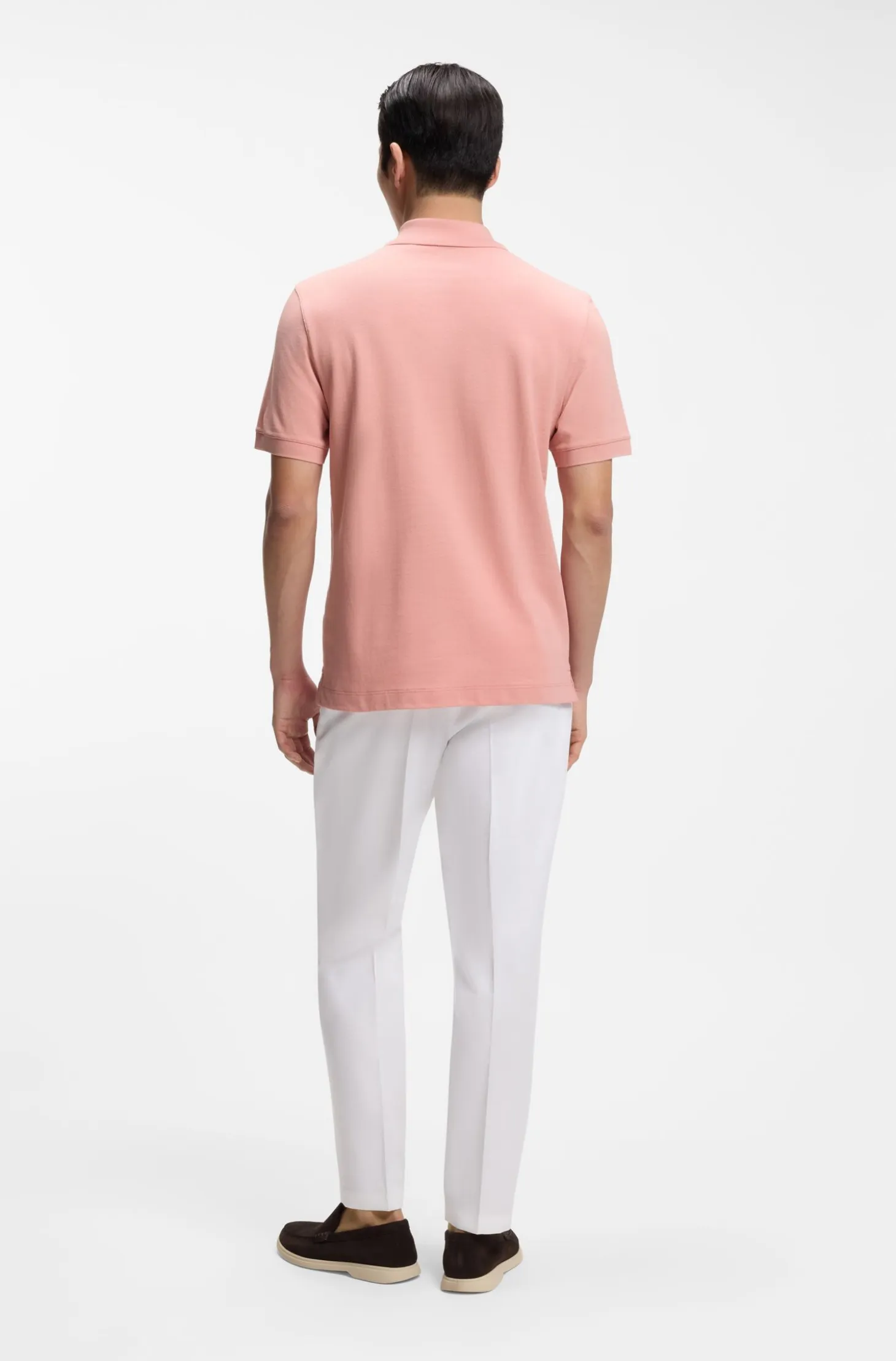 Pallas polo shirt in cotton piqué with embroidered logo