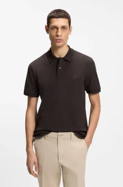Pallas polo shirt in cotton piqué with embroidered logo