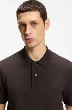 Pallas polo shirt in cotton piqué with embroidered logo