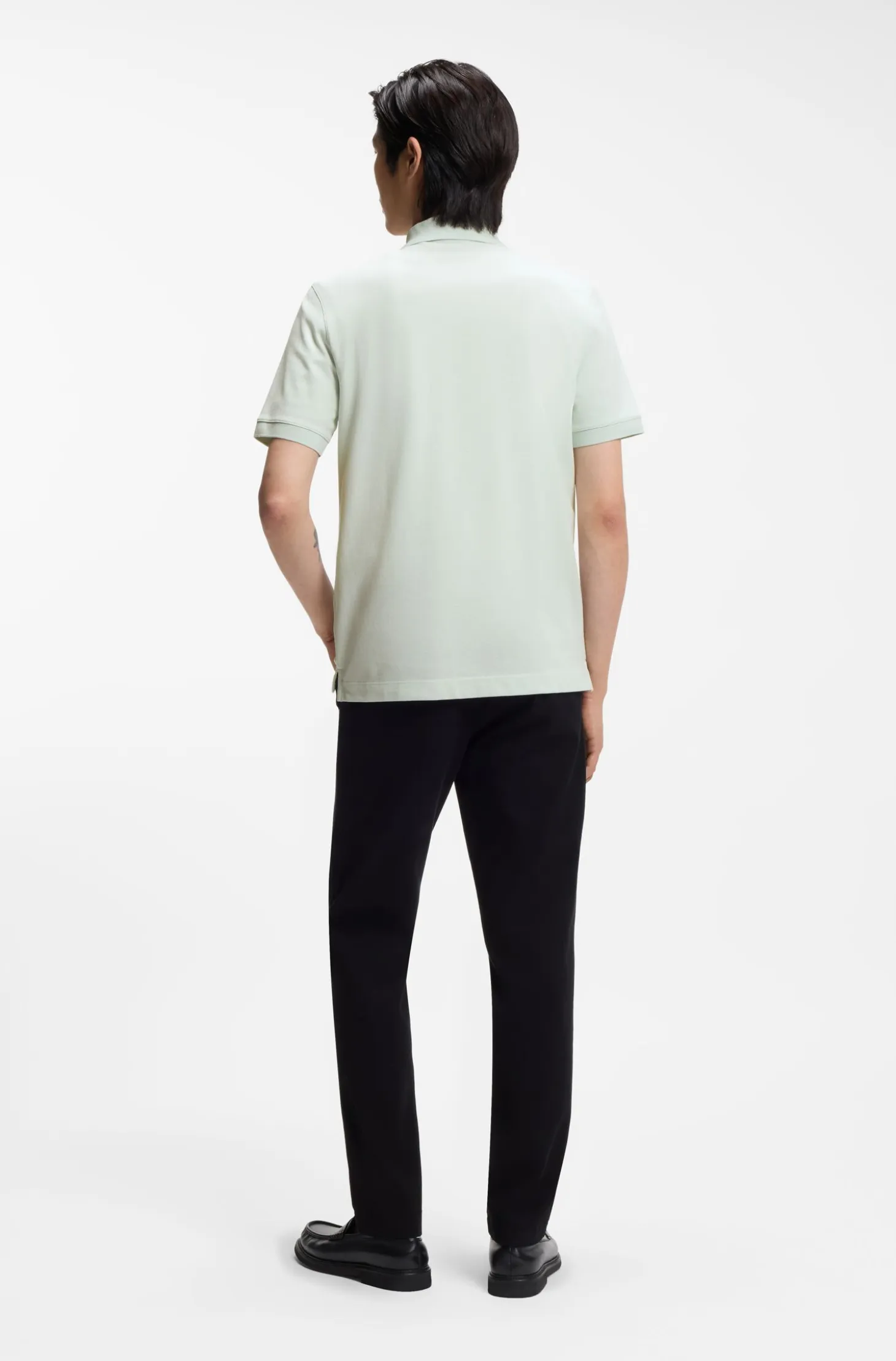 Pallas polo shirt in cotton piqué with embroidered logo