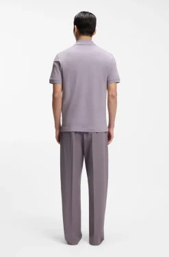 Pallas polo shirt in cotton piqué with embroidered logo