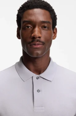 Pallas polo shirt in cotton piqué with embroidered logo