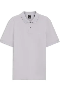 Pallas polo shirt in cotton piqué with embroidered logo