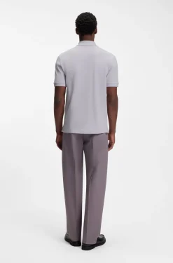 Pallas polo shirt in cotton piqué with embroidered logo