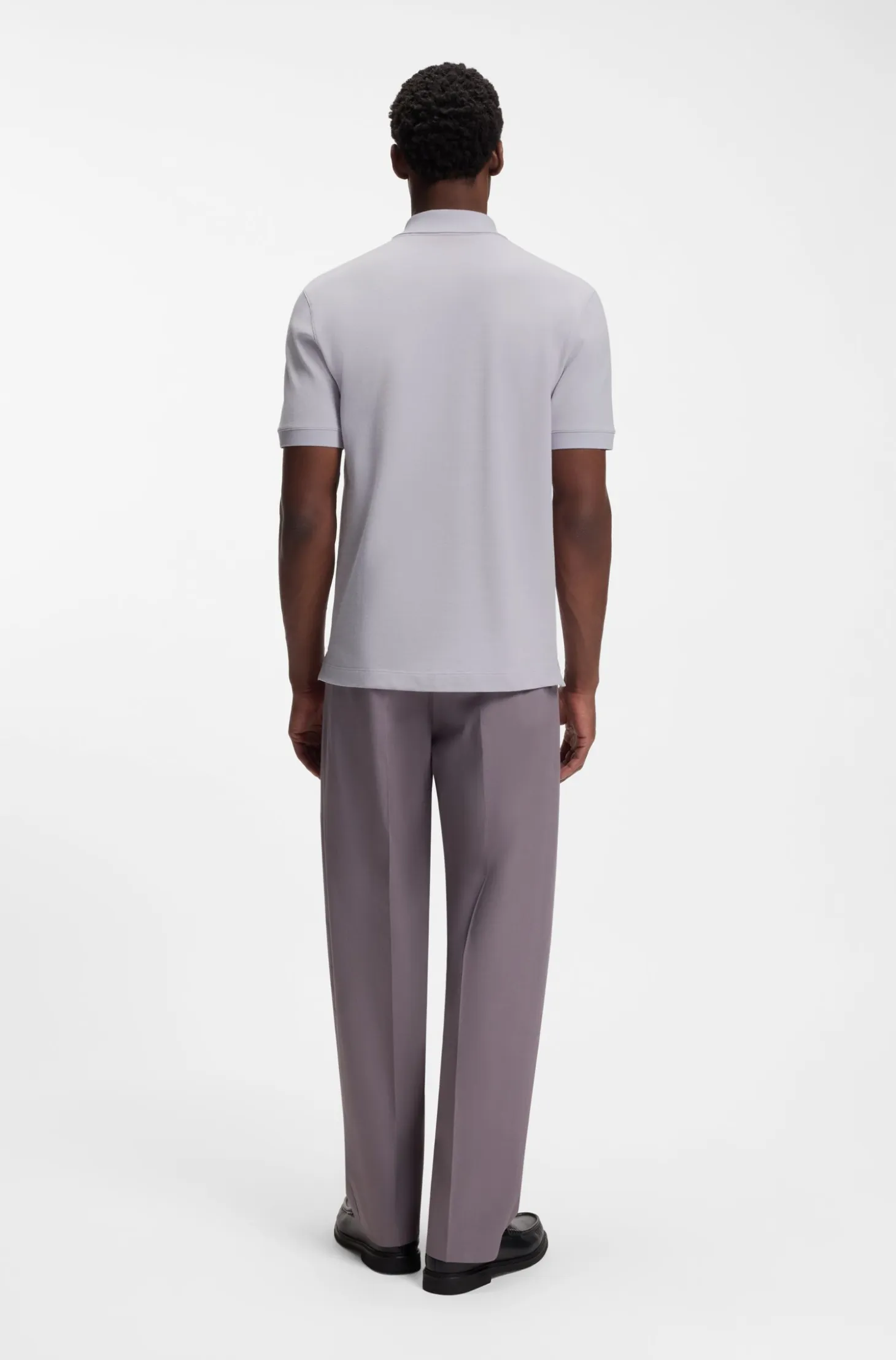 Pallas polo shirt in cotton piqué with embroidered logo
