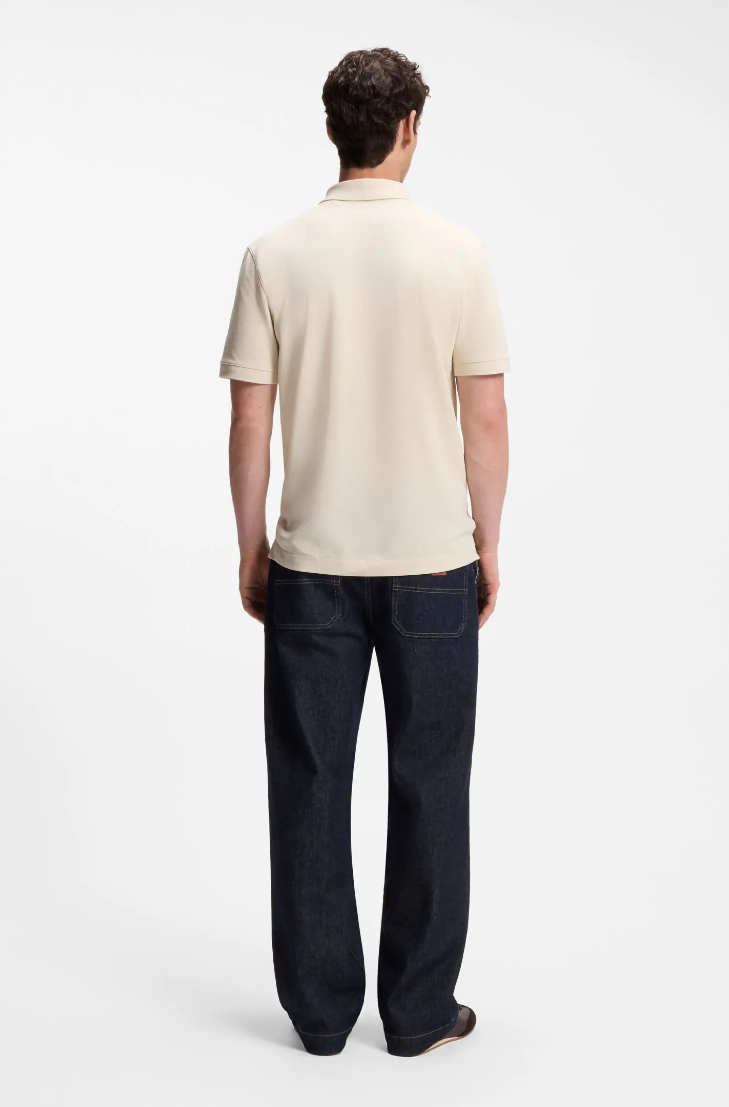 Pallas polo shirt in cotton piqué with embroidered logo