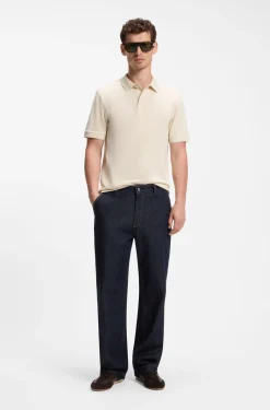 Pallas polo shirt in cotton piqué with embroidered logo