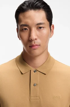 Pallas polo shirt in cotton piqué with embroidered logo