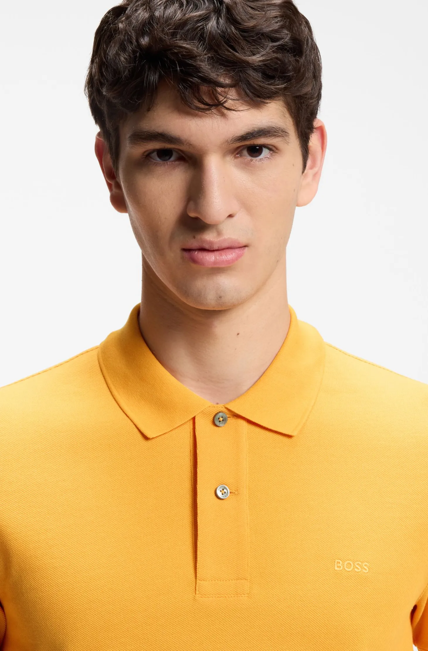 Pallas polo shirt in cotton piqué with embroidered logo