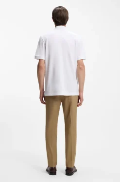 Pallas polo shirt in cotton piqué with embroidered logo