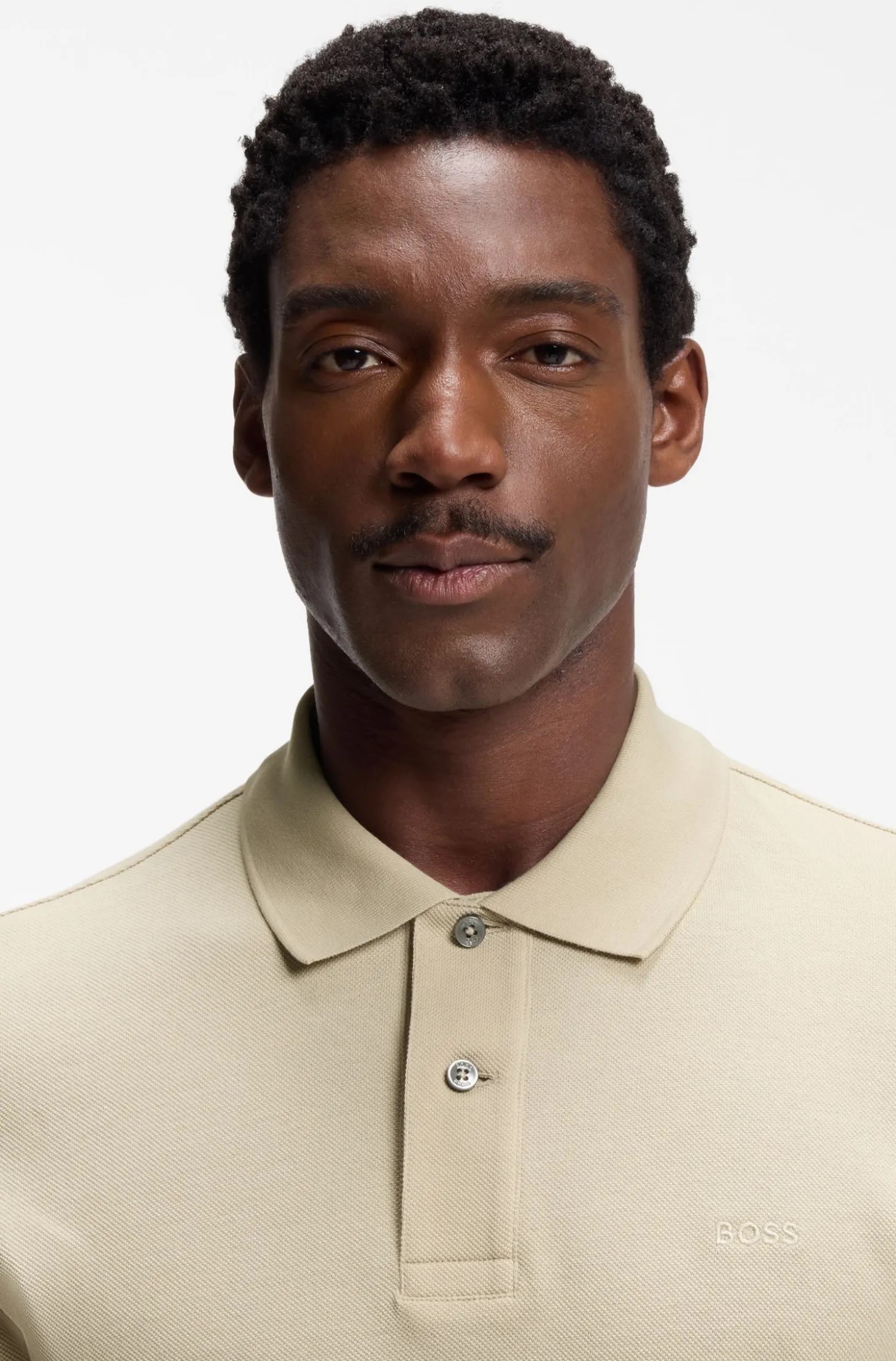 Pallas polo shirt in cotton piqué with embroidered logo