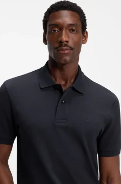 Pallas polo shirt in cotton piqué with embroidered logo