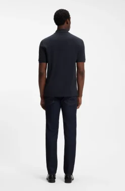 Pallas polo shirt in cotton piqué with embroidered logo