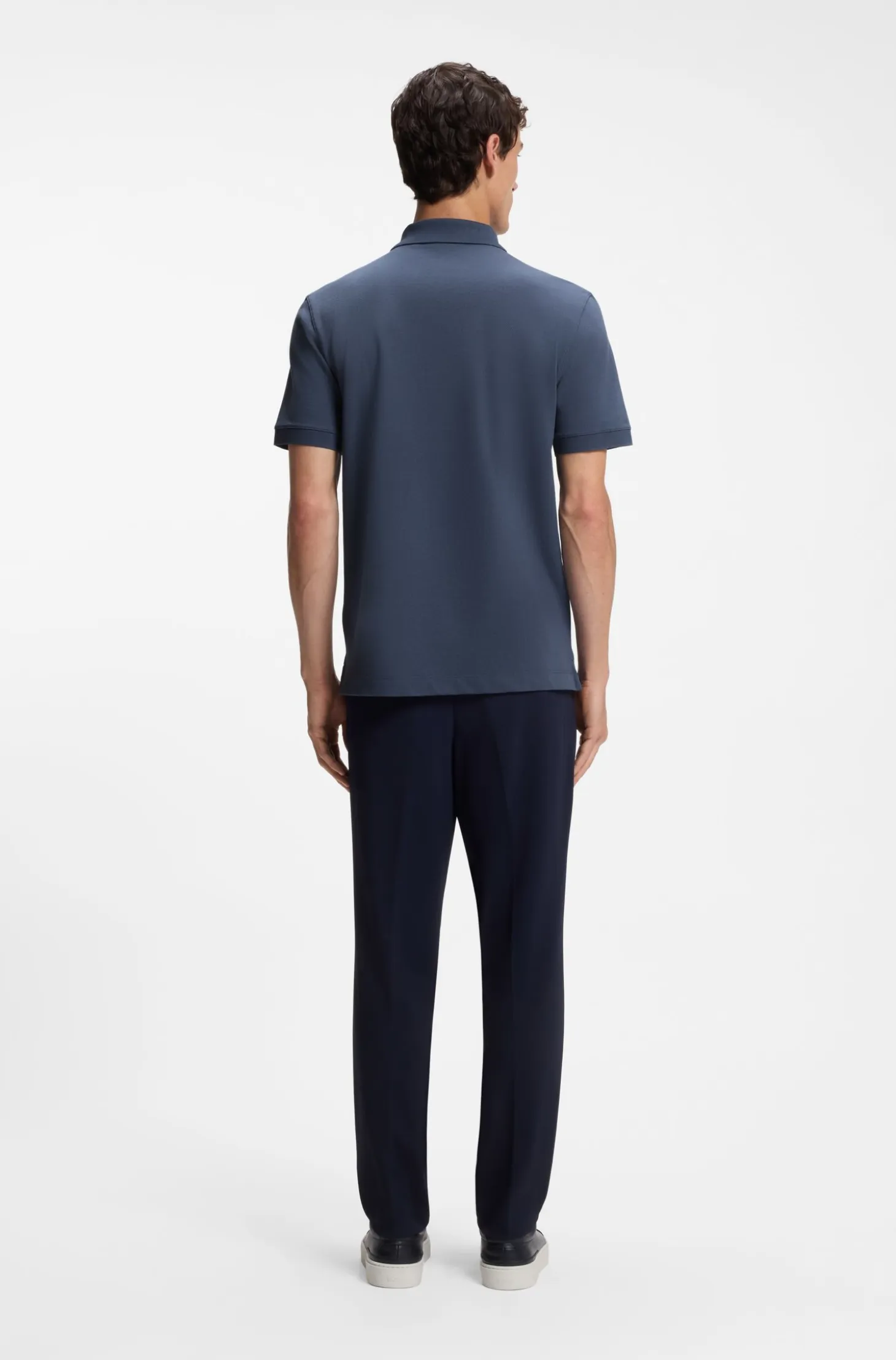 Pallas polo shirt in cotton piqué with embroidered logo