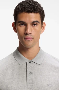 Pallas polo shirt in cotton piqué with embroidered logo