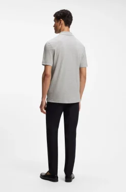 Pallas polo shirt in cotton piqué with embroidered logo