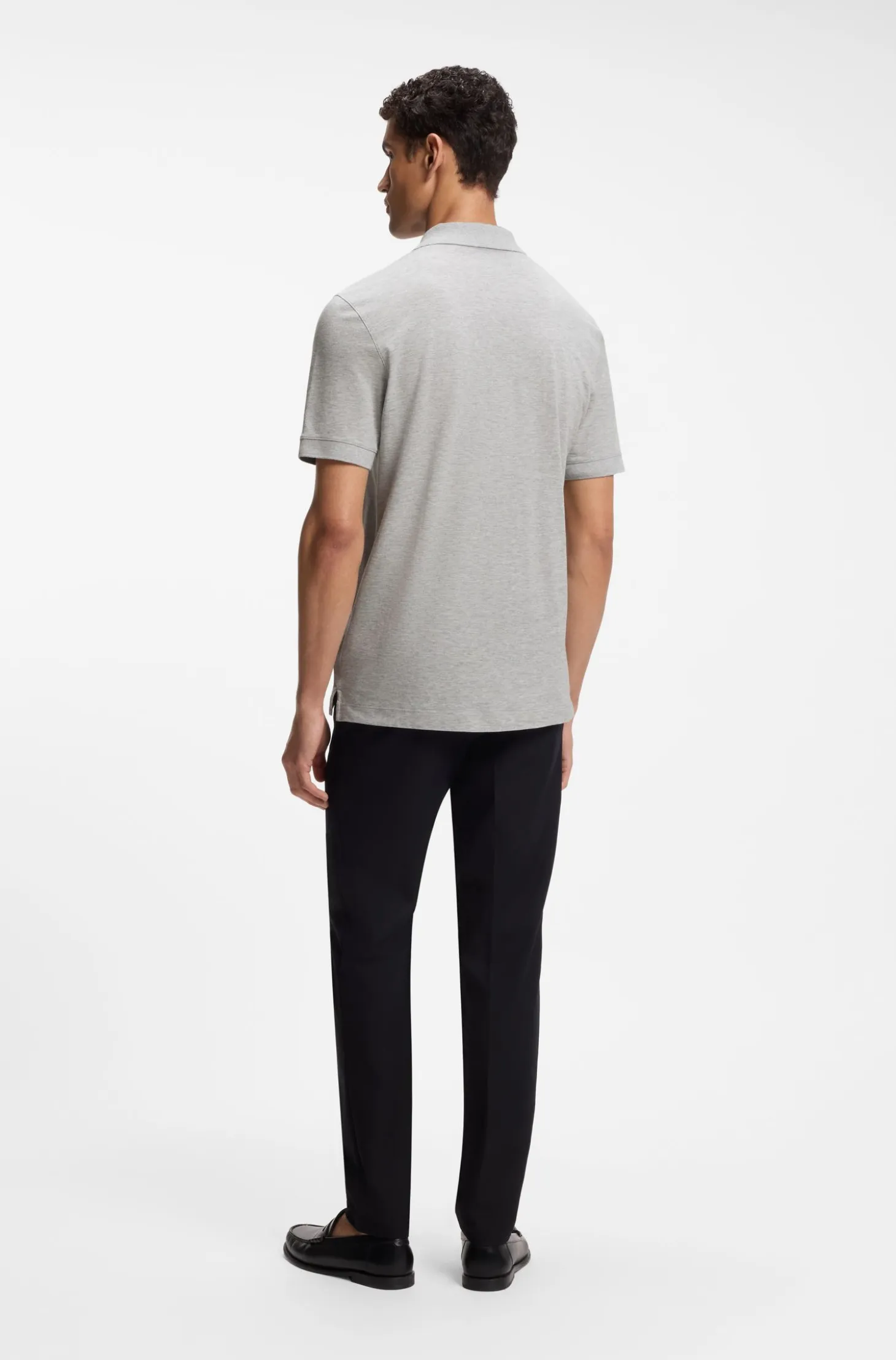 Pallas polo shirt in cotton piqué with embroidered logo