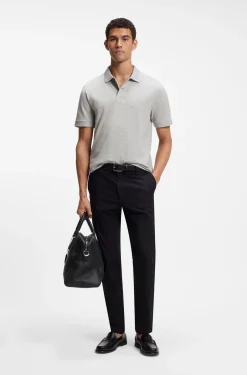 Pallas polo shirt in cotton piqué with embroidered logo