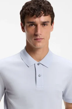 Pallas polo shirt in cotton piqué with embroidered logo
