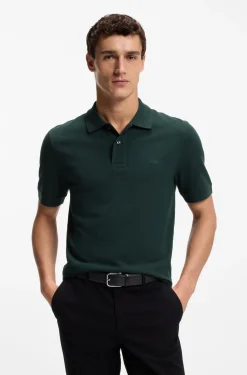 Pallas polo shirt in cotton piqué with embroidered logo