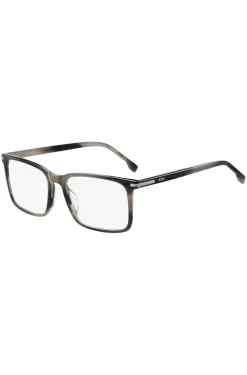 Patterned-acetate optical frames with silver-tone trims