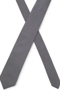Patterned tie in Italian-made silk