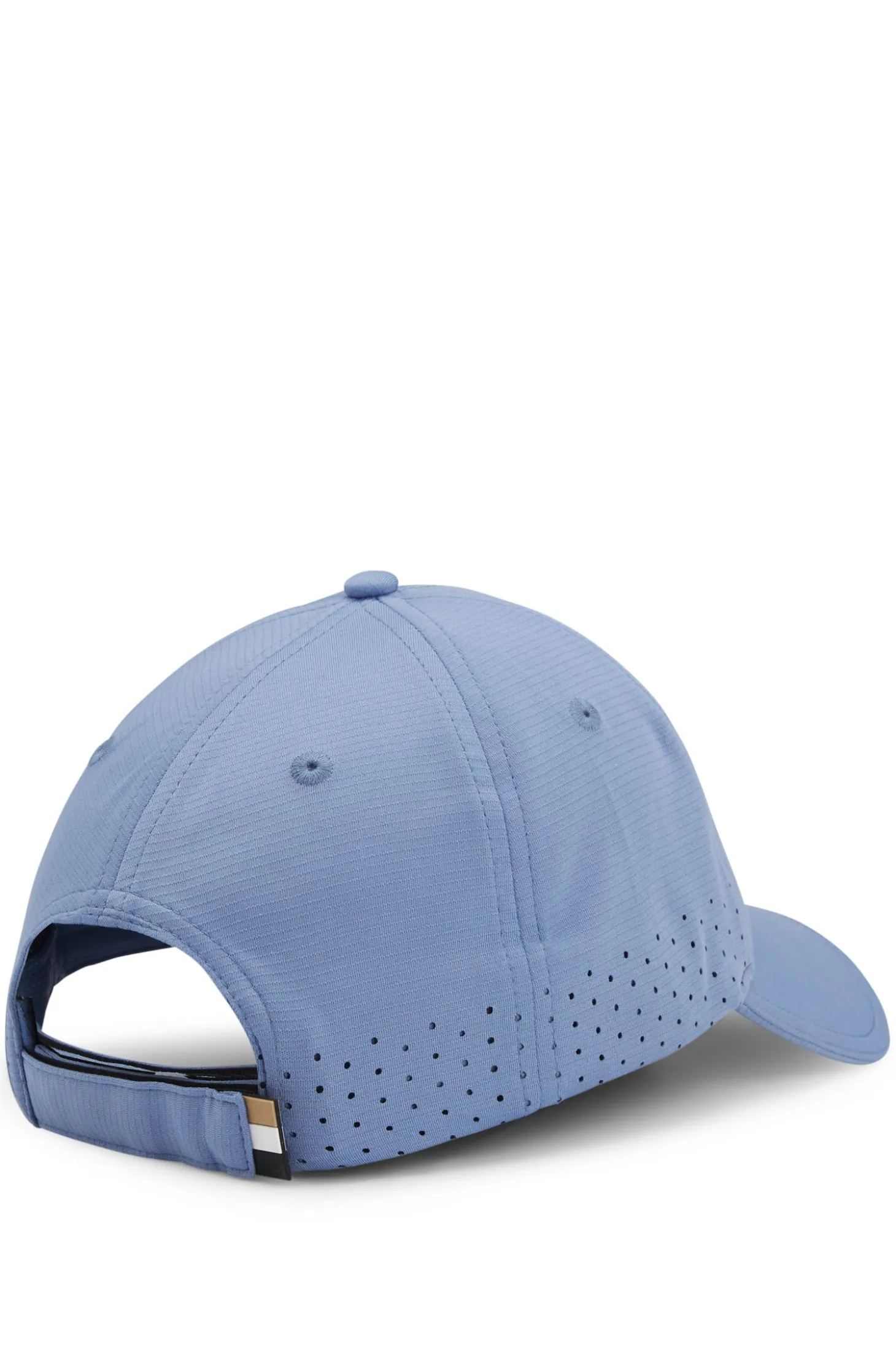 Perforated cap with gloss logo