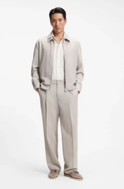 Performance regular-fit shirt with micro pattern