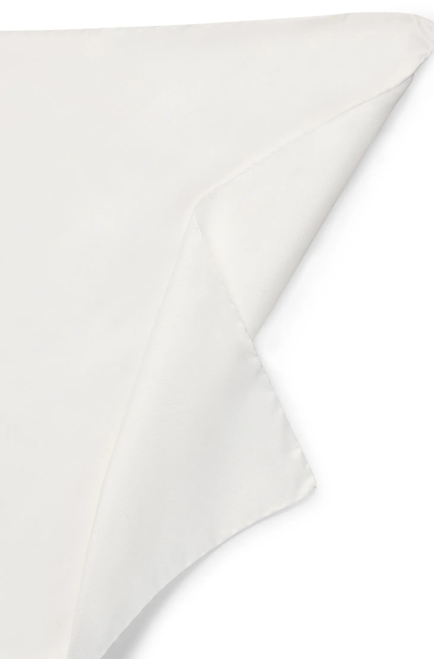 Pocket square in fine silk twill