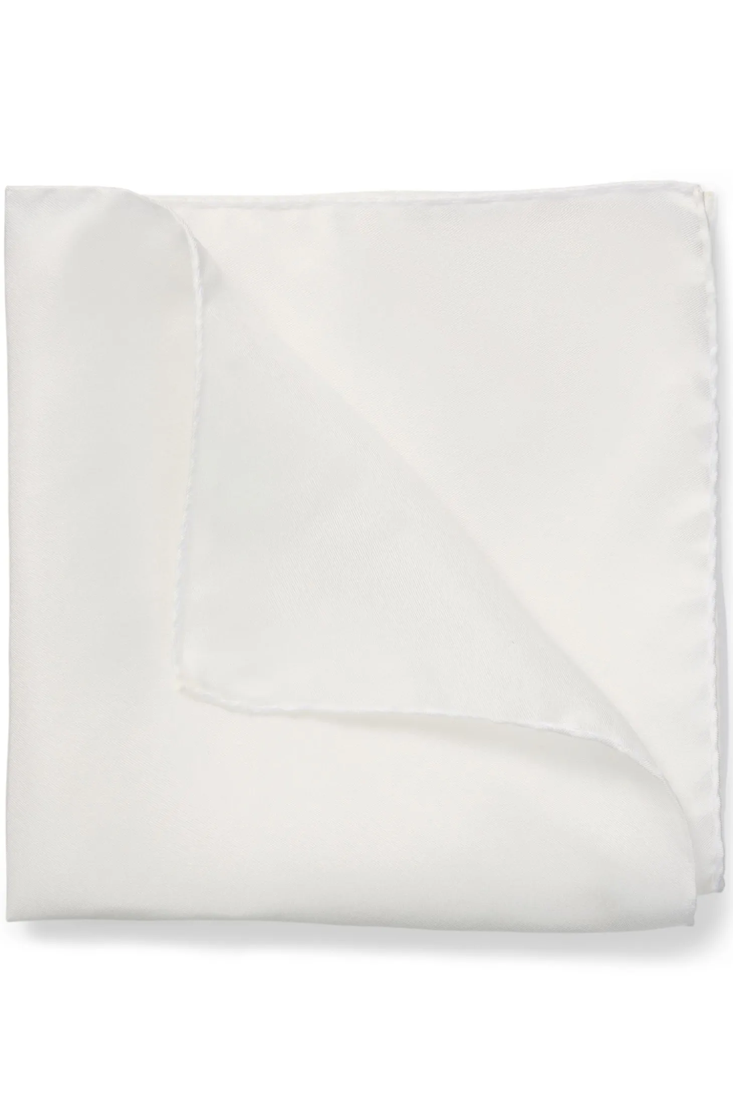 Pocket square in fine silk twill