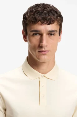 Polo shirt in mercerised cotton