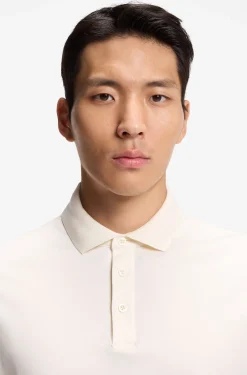 Polo shirt in mercerised cotton