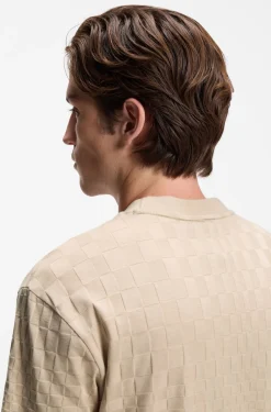 Porsche x BOSS cotton T-shirt with Pasha pattern