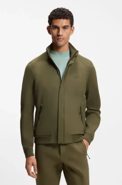 Porsche x BOSS hybrid jacket with silk