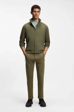 Porsche x BOSS hybrid jacket with silk