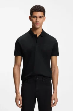 Porsche x BOSS polo shirt in mercerised cotton