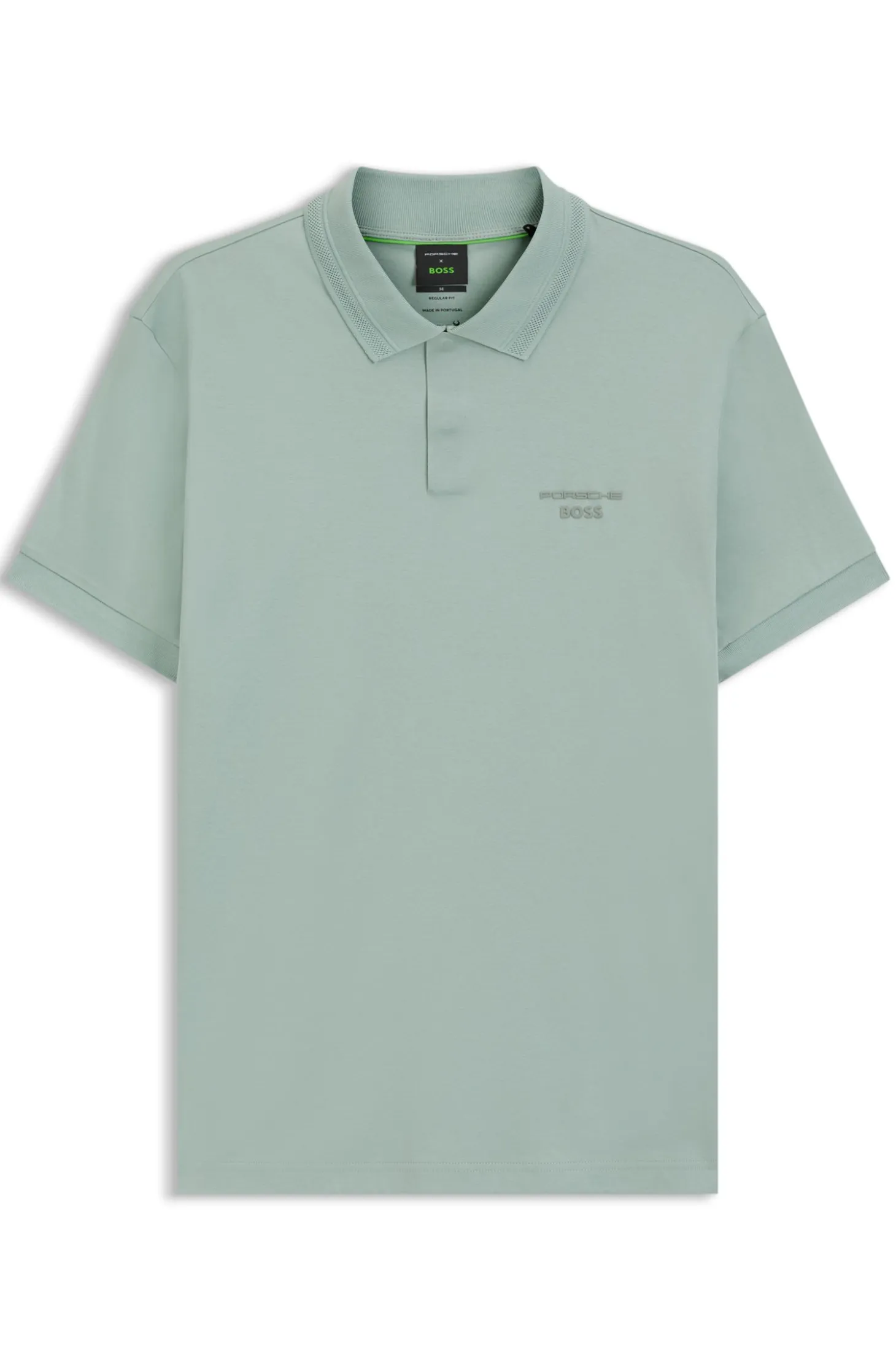 Porsche x BOSS polo shirt in mercerised cotton