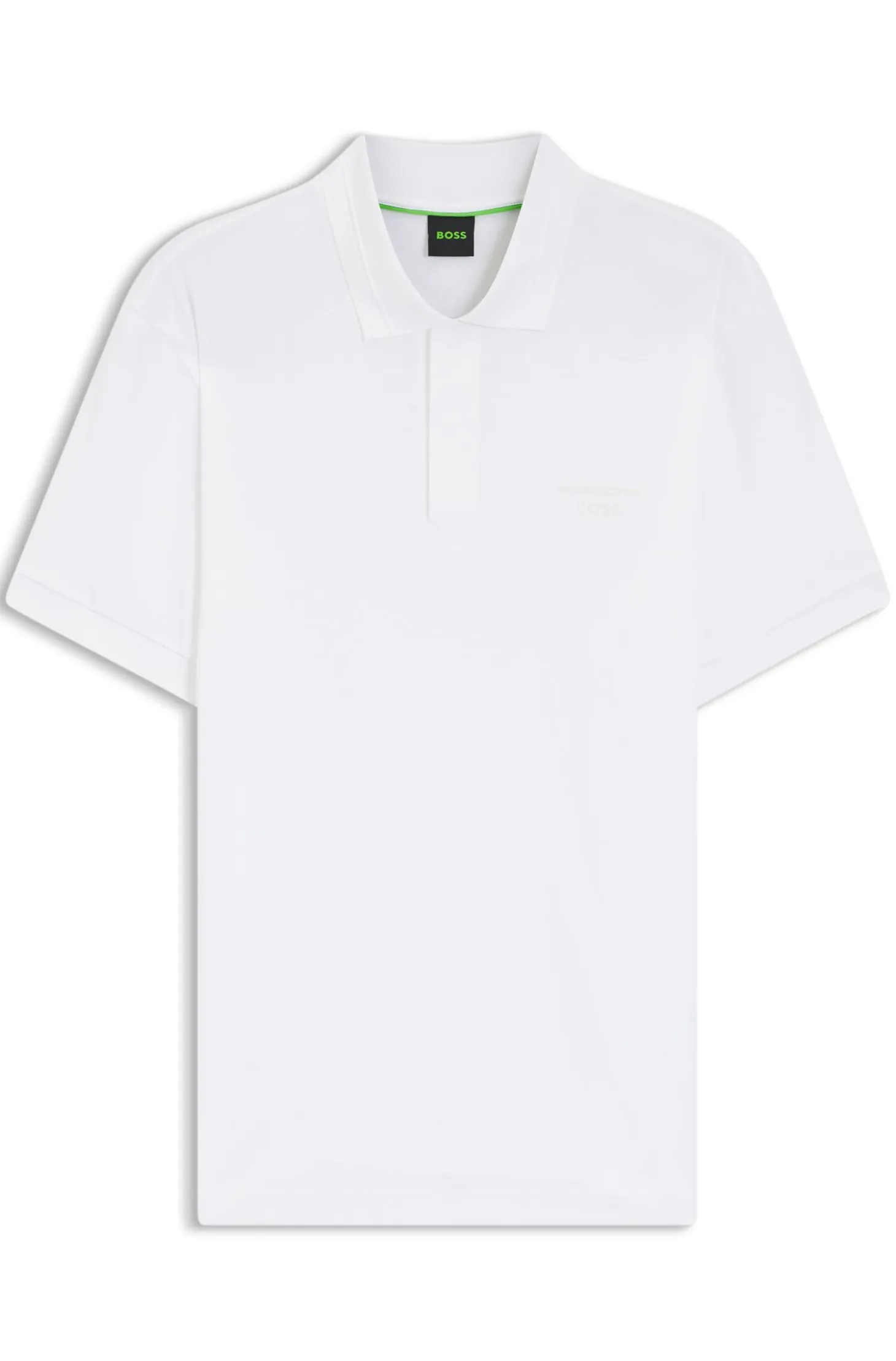 Porsche x BOSS polo shirt in mercerised cotton