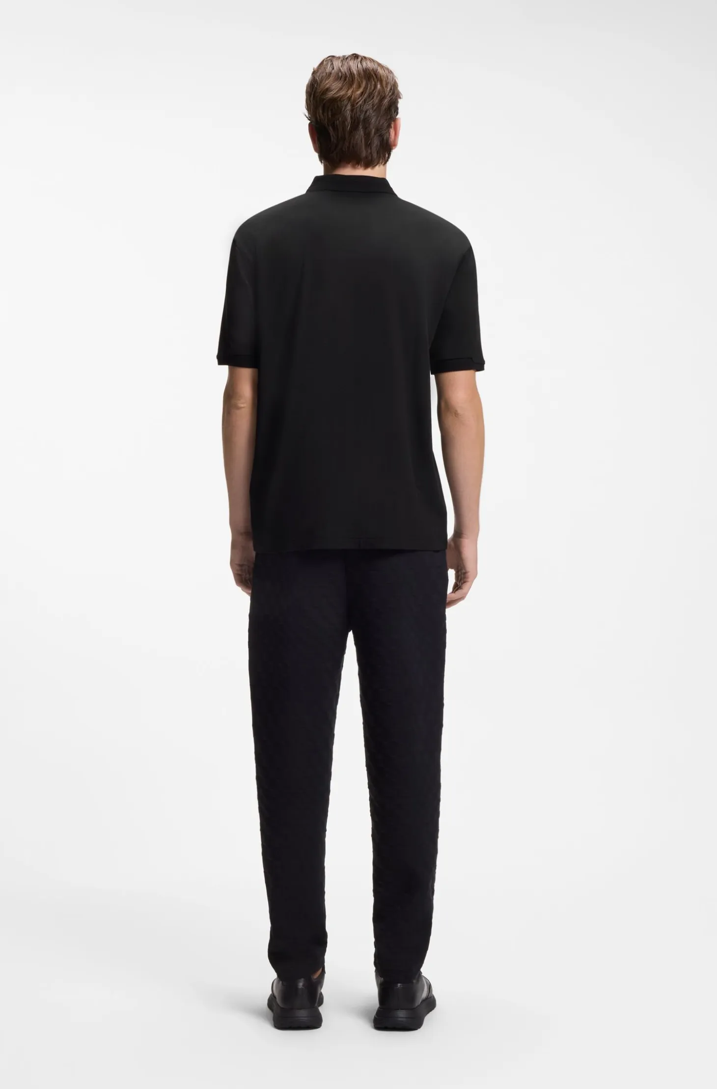 Porsche x BOSS polo shirt with gloss branding