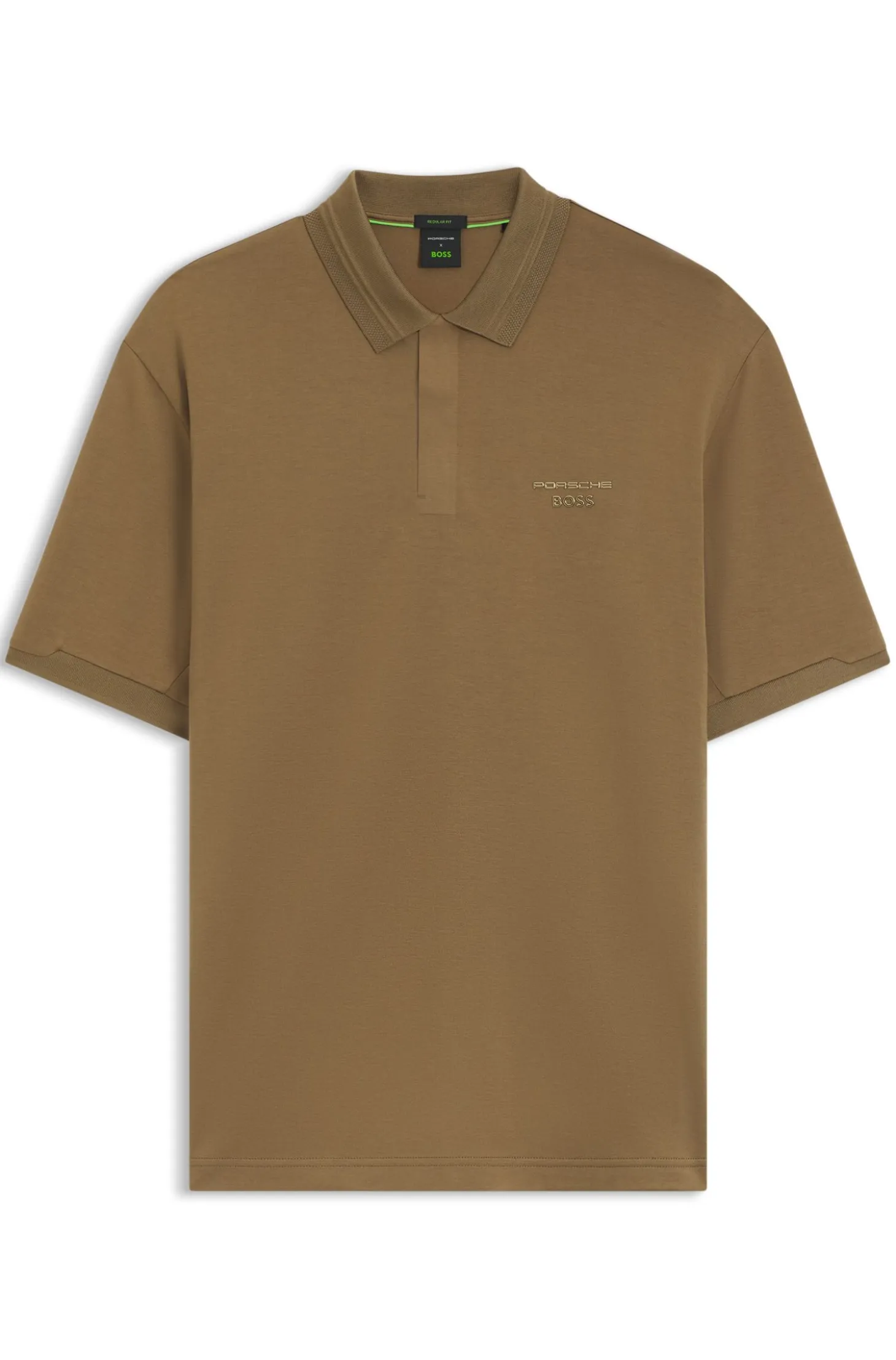 Porsche x BOSS polo shirt with gloss branding