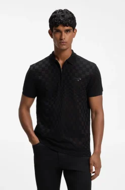 Porsche x BOSS polo shirt with Pasha pattern