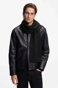 Porsche x BOSS scarf with Pasha check