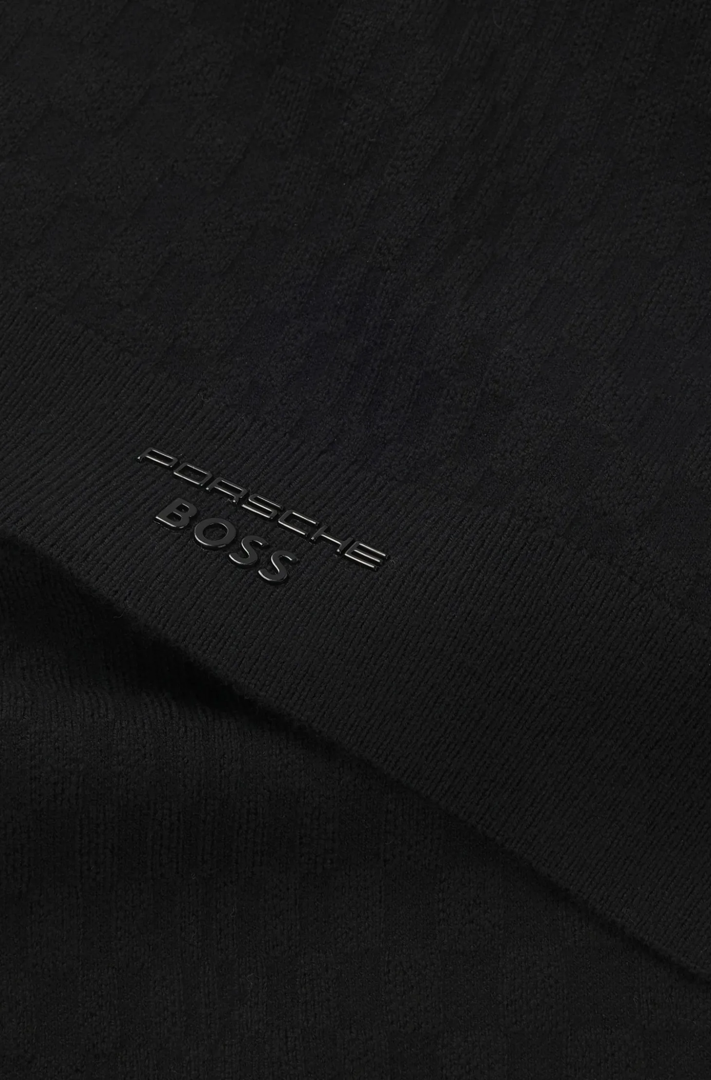 Porsche x BOSS scarf with Pasha check