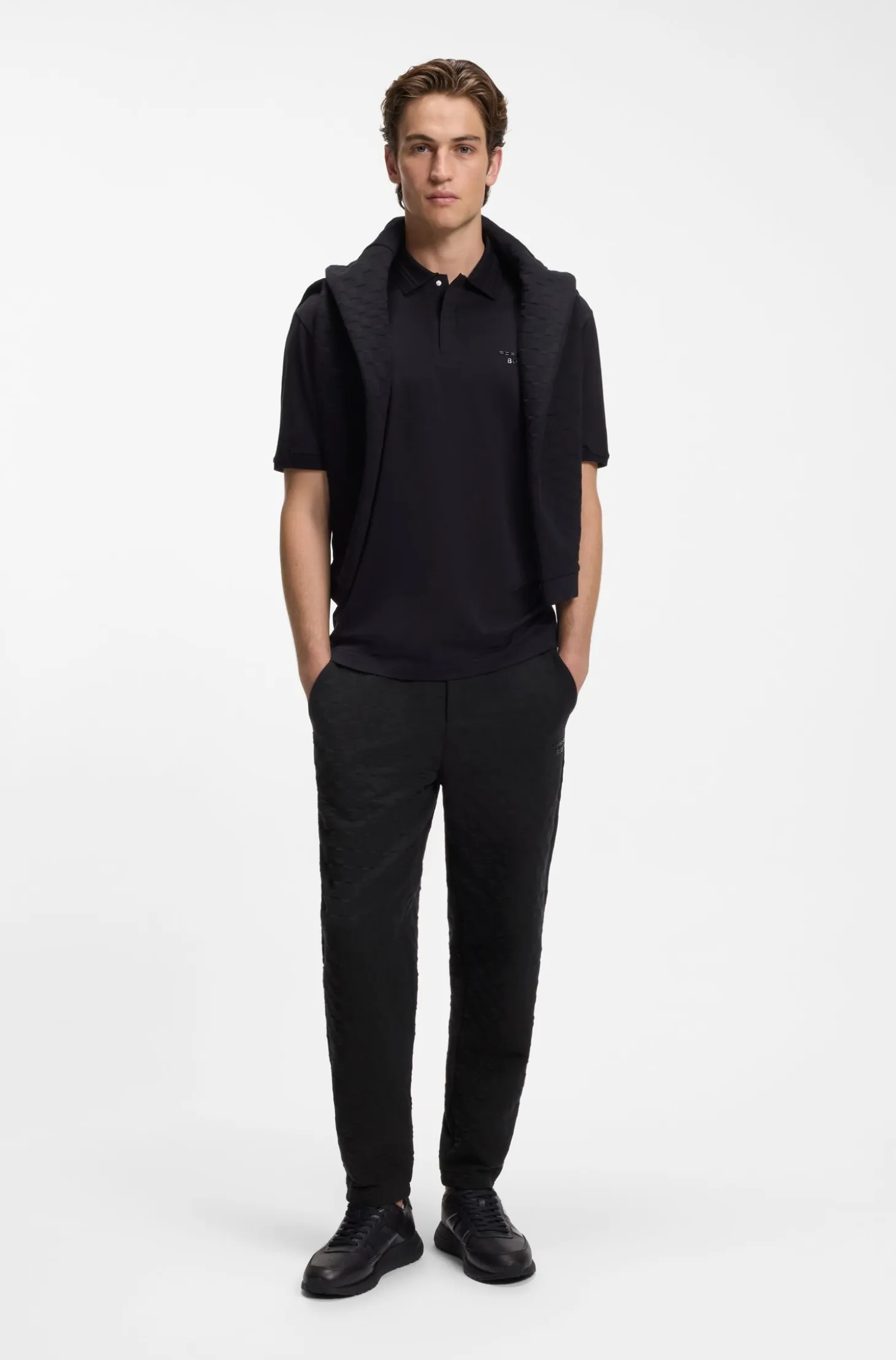 Porsche x BOSS tracksuit bottoms with Pasha pattern