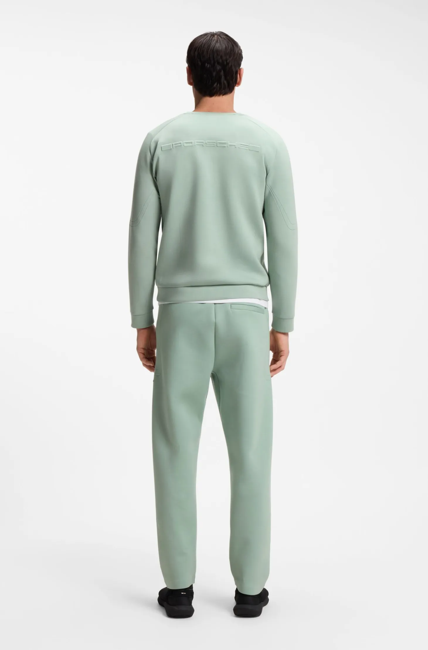 Porsche x BOSS tracksuit bottoms with tonal reflective branding