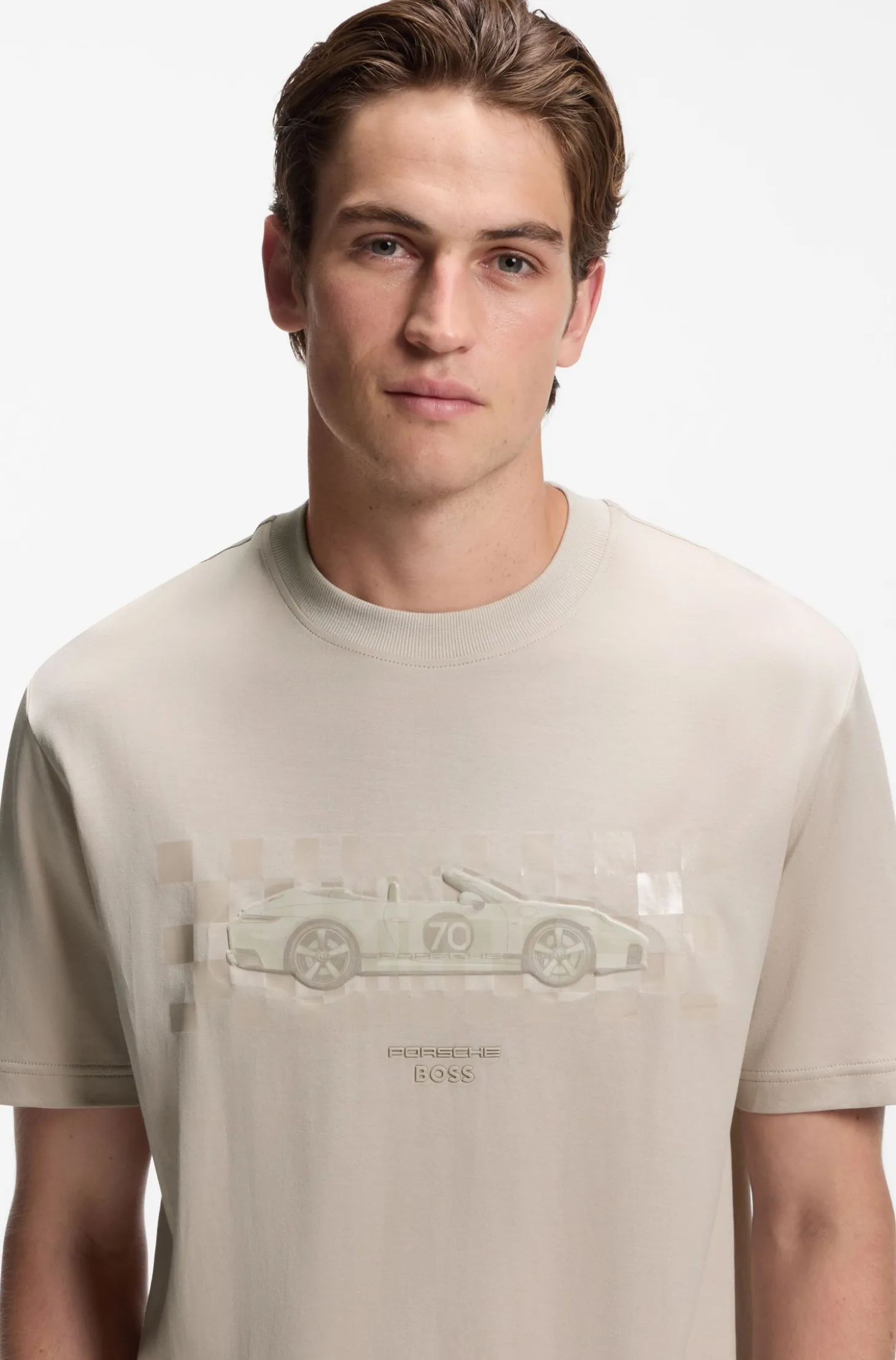 Porsche x BOSS T-shirt with gloss artwork